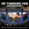 image:imageYESWELDER AutoShade Welding Helmet Internal Digital Control 180 View  three sides autodarkening 1111 true color auto adjust 5 arc sensors shade 348914 customized memory presetsBlack
